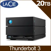 在飛比找PChome24h購物優惠-LaCie 2big Dock 20TB Thunderbo