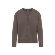 [Max Mara`S] Max Mara`S-Brown Cedro Wool And Cashmere Cardigan-Donna M STAND