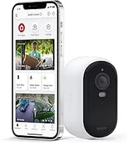 Arlo Essential 2K Outdoor Security Camera (2nd Generation) – 1 Pack – Outdoor & Indoor Wireless Camera, Integrated Spotlight, Color Night Vision, DIY Setup, White – VMC3050