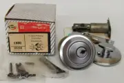Vintage 1980s Emhart CORBIN 1 Inch Throw Cylinder Deadlock Lock C880 US26D NOS