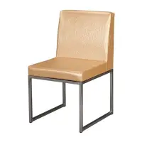 在飛比找蝦皮商城優惠-【PA1957-06】菠蘿電鍍餐椅(仿金鴕鳥皮)(桃園以南請
