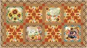 Benartex Nicole DeCamp Give Thanks Patchwork Trail Quilt Kit