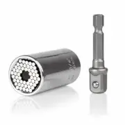 Wrench Bushing Set 7-19MM Magic Spanner Gator Grip Wrench Universal Socket