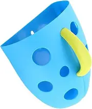 BESPORTBLE 1Pc Suction Cup Organizer Multi Functional Bath Accessory for Breathable Storage Pouch with Hollow Design for Bathroom Wall Storage and Drainage