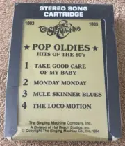 NEW SEALED: KARAOKE THE SINGING MACHINE 8 TRACK POP OLDIES HITS OF THE 60's 1003
