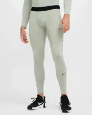 Nike Pro Dri-FIT Mens Fitness Tights Green Size S-2XL Compression Bottoms