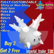 Pokémon Sword and Shield ✨ Shiny Galarian Corsola ✨ W/ Best 6IV Customizable