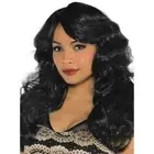 Fabulous Black Wavy Wig Charlies Angels Jaclyn Smith Style Womens Costume Hair