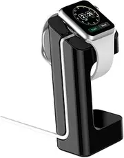 KICHOUSE Charging Stand for Watch Lightweight Black Holder with Slip Base for Home Office Use Portable Watch Charging Station Durable Design