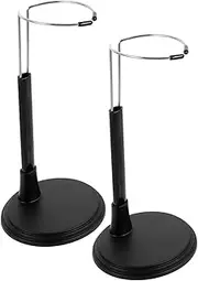 CIYODO 2pcs Doll Support Stand Action Figure Display Bracket with Stable Base for Home Shop Material for Use for Doll Organizers Figure Models