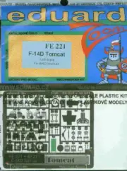 EDUFE221 1:48 Eduard Zoom Color PE - F-14D Tomcat (HAS kit) #FE221