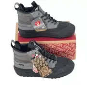 Vans Sk8 Hi Sneaker Del Pato Gray Black Men Size 7 New