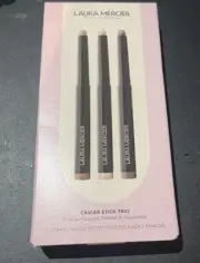 Laura Mercier - Caviar Trio Set - 3 Full Size - $165 Value 1.65gr - Ltd Edition