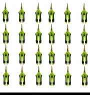Viagrow Non Soft Grip Micro-Tip Pruning Snip Anti Resin Stick Shears, Curved (Ca