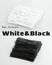Durable Reusable Metallic Twist Ties Flexible Plastic Packaging Cable Cord Wire