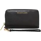 Michael Kors Jet Set Travel Large Flat Multifunction Phone Case Pebble Leather