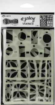 Dyan Reaveley's Dylusions Dyalog Stencil-Doodle It Too DYS687-54