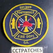 PORTERDALE, GEORGIA FIRE DEPARTMENT SHOULDER PATCH GA