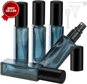 Travel Perfume Refillable Bottle 5Pcs 10ml Portable Spray Atomiser Leakproof Blu