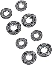 Gatuida 8pcs Elastic Rope Accessories for Deck Chairs Durable Chaise Longue Cord Dark Grey for Optimal Relaxation and Chair Support Compact and Comfortable Design