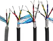 5m RVSP Shielded Twisted Pair Grey Cable 26AWG 2/4/6/8 core RS485 Signal Control line tinned Copper Wire Audio Cable DIY(6 Cores 5Meters)