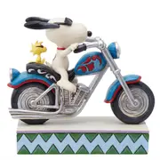 Peanuts by Jim Shore Snoopy Riding Motorcycle