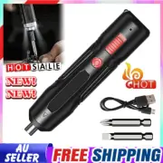 Electric Screwdriver Drill USB Charging Power Tool Rechargeable Cordless NJ