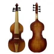Baroque style SONG Maestro 6 string 15 1/2" viola da gamba,flamed back #15329