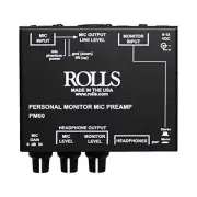 Rolls Corporation PM60 Personal Monitor Mic Preamp