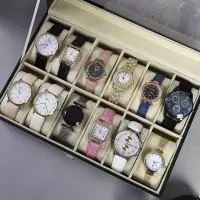 在飛比找蝦皮購物優惠-【台灣熱銷】多層手錶收納盒 高檔便攜透明手錶展示盒 整理盒大