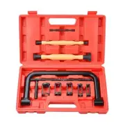 12 Pieces Motorcycle Valve Spring Compressor Tool with Valve Lapping