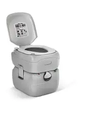 [Weisshorn] Portable 22L Outdoor Toilet Silver