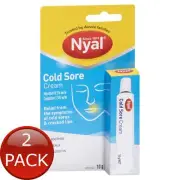 2 x Nyal Cold Sore Crm 10G