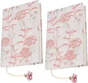 FUNNETOYU 2Pcs Decorative Book Cover Scratch Sleeve Lightweight Book Protector for Personal School Business Use Unique Design Cloth for Scrapbooking