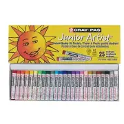 Sakura Cray-Pas Jr. Artist Oil Pastels 25 Colors Blending Shading School Arts