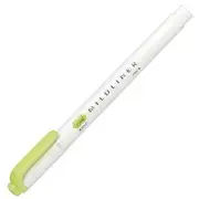 Zebra Mildliner Marking Pen Citrus Green Soft Color Eye Friendly 1 Count