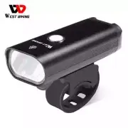 Bicycle Light LED USB Rechargeable Bike Front Lamp 3 Modes Headlamp Rainproof