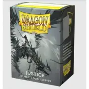 DRAGON SHIELD Matte Dual Justice 100 CARD SLEEVES DECK PROTECTOR MTG Pokémon