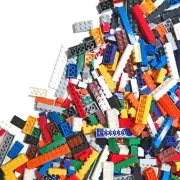 Play Platoon 6 Pound Bulk Building Bricks Set- 10 Classic Colors Bulk Buildin...