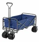 FOLDABLE WAGON ✱ BIG WHEELS ✱ Collapsible Beach Trolley Outdoor Garden Cart Kids