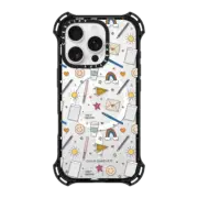 iPhone 16 Pro Bounce Case MagSafe Compatible School Doodle