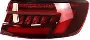 Outer/Inner LED Rear Taillight Reversing Lamp Assembly Housing Brake Light，Compatible With A4 B9 Sedan 2017-2020(Outer Right 1)