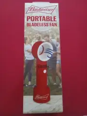 Budweiser Portable Bladeless Fan Hand Held USB Rechargable. New