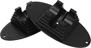 ibasenice 2pcs Wheel Pad Scooter Stand Skateboard Stand Scooters Scooter Holder Scooter Parking Stand Scooter Portable Adults Scooter Parking Rack Large Folding Lock Plastic Black