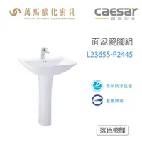 在飛比找蝦皮商城優惠-CAESAR 凱撒衛浴 L2365S-P2445 面盆瓷腳組