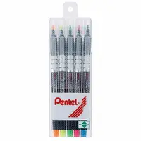 在飛比找樂天市場購物網優惠-Pentel 飛龍 螢光筆 5色/組 S512-5