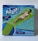 Bestway H2O Go Pool Lounge Float N Roll Air Mat GREEN New 86"L x 33"W