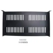 2X(1U Server Rack Mount Shelf Vented Cantilever Tray for 19Inch Equipment5182