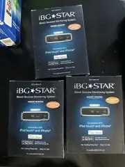 IBG STAR BLOOD GLUCOSE MONITORING SYSTEM Compatible IPOD TOUCH IPHONE
