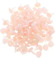 Gadpiparty 100Pcs Plush Bear Bunny Nose Supplies for DIY Stuffed Animals Safe Accessories Flesh Color for Crafting Unique for All Occasions